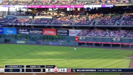 MLB: William Contreras inicia el mes con su décimo jonrón