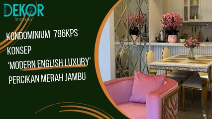 Konsep ‘Modern English Luxury’ Sentuhan Merah Jambu, Penuhi Citarasa Pemilik Kediaman