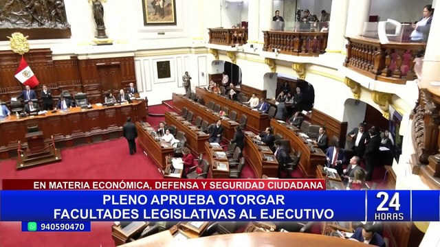 Congreso de la República aprobó entregar por 90 días facultades legislativas al Poder Ejecutivo