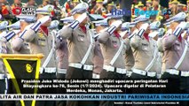 Presiden Jokowi Hadiri Hari Bhayangkara Ke-78 di Monas: Inspeksi Pasukan dan Pesan untuk Polri