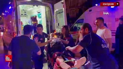 Eskişehir'de karşıya geçen yayalara motosiklet çarptı