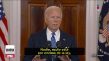 Biden criticó fallo de la Corte Suprema sobre inmunidad presidencial de Trump