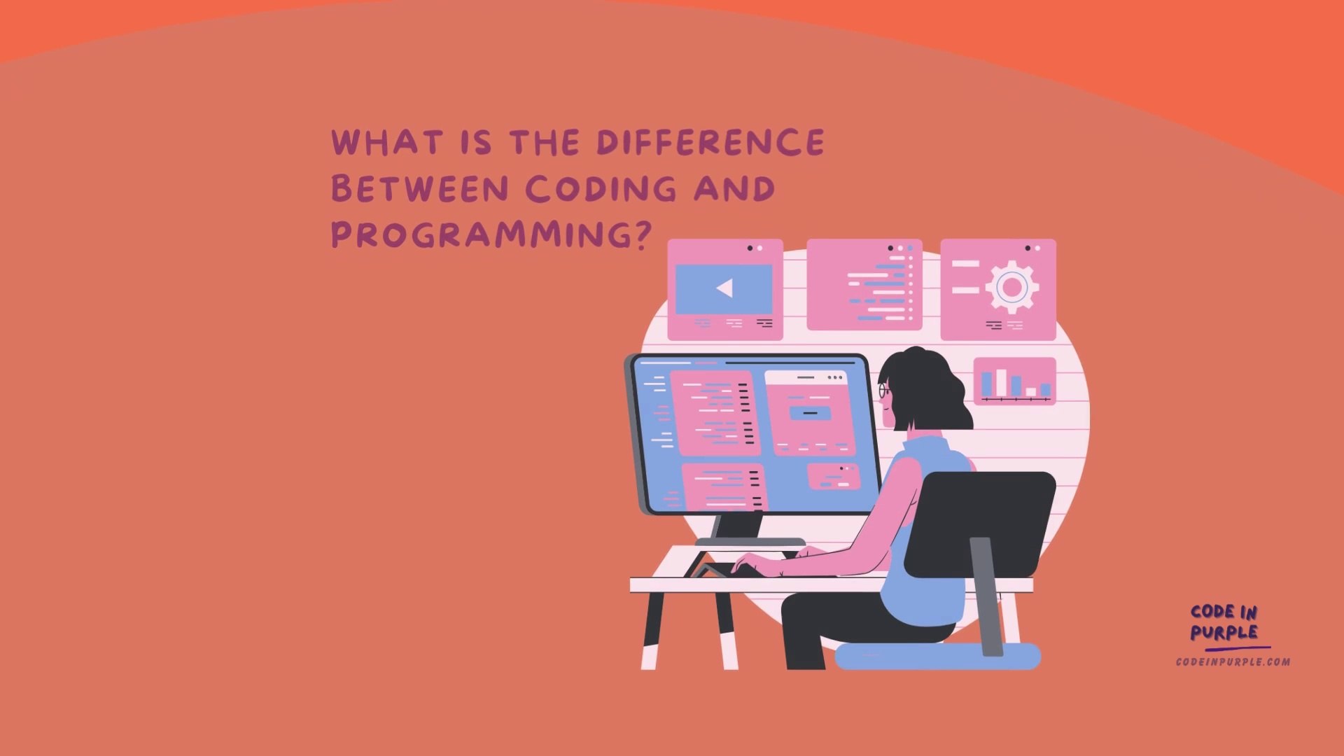 ⁣Coding vs Programming