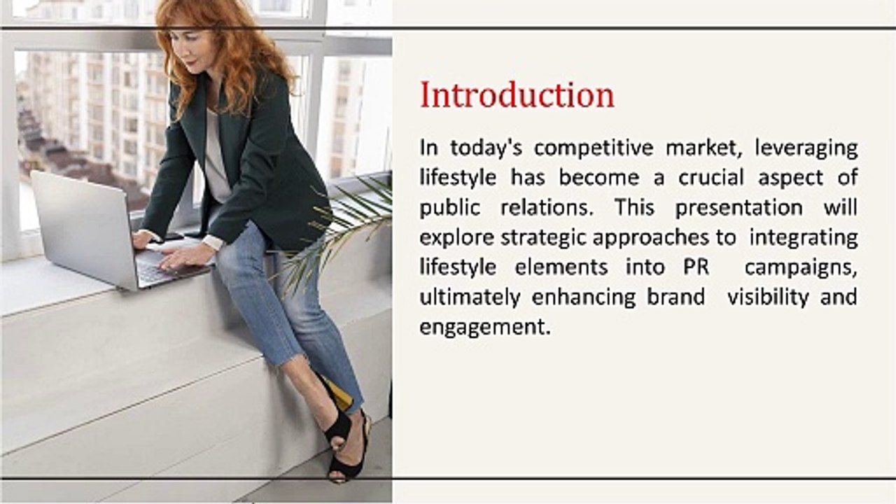Leveraging Lifestyle A Strategic  Approach to Public Relations