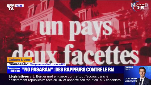 Avec le titre No pasarán , des rappeurs s'engagent contre le RN