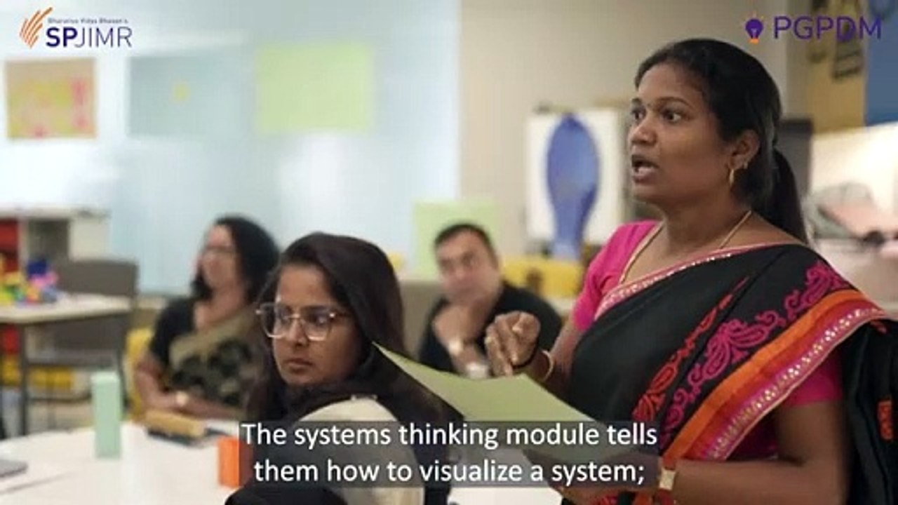 SPJIMR's PGPDM I Role of Systems and Design Thinking in the Social Sector