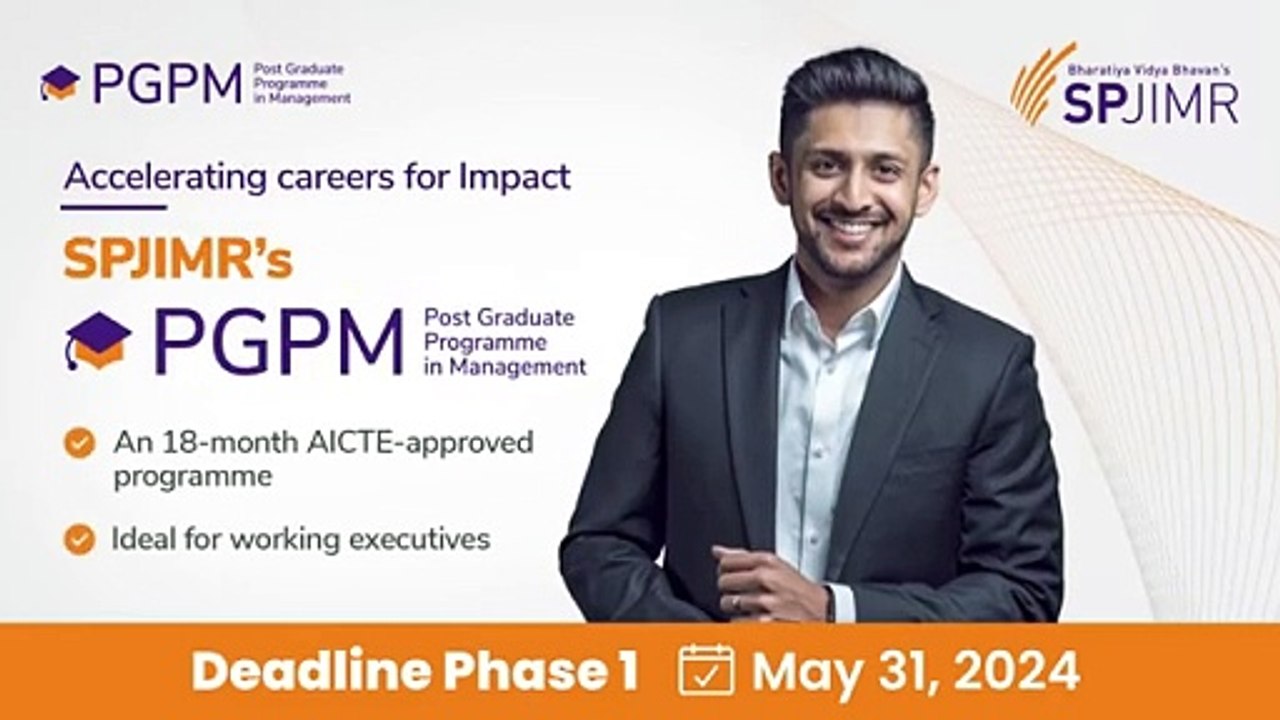 Post Graduate Programme in Management (PGPM) at SPJIMR.