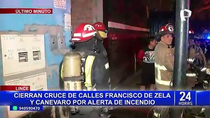 Lince: incendio afecta tres viviendas en cruce de Francisco de Zela y Canevaro