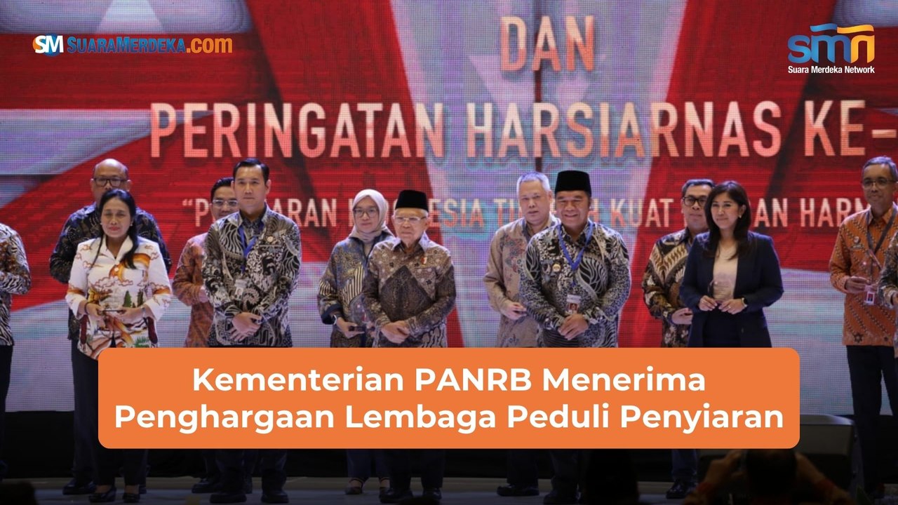 Kementerian PANRB Menerima Penghargaan Lembaga Peduli Penyiaran