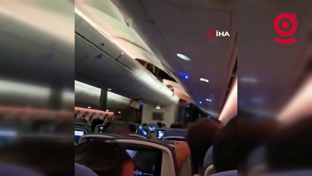 Şiddetli türbülans nedeniyle acil iniş yapan uçaktaki 36 kişi yaralandı