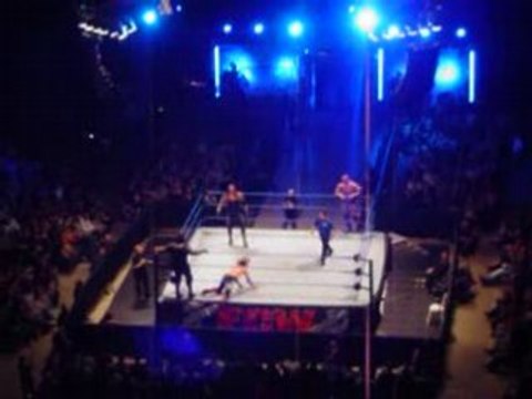 Mark Henry & Edge Vs Batista & The Undertaker main event 2