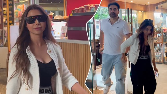Cute Couple Sshura & Arbaaz Khan's Fun Chit-Chat With Paps At The Mumbai Airport!
