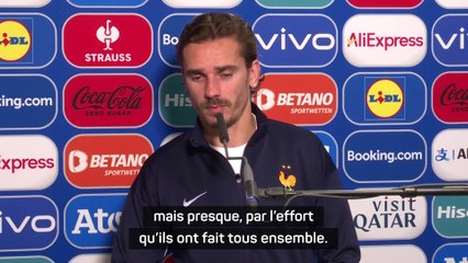 Griezmann fier de la qualif’ et pas inquiet par le manque de réussite face au but
