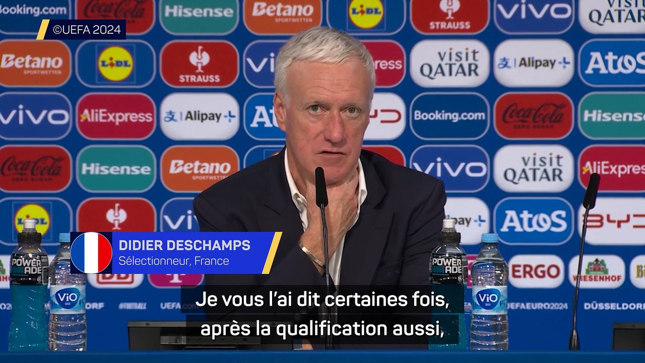 Deschamps très fier : “On ne va pas s’enflammer non plus, mais c’est une bascule importante”