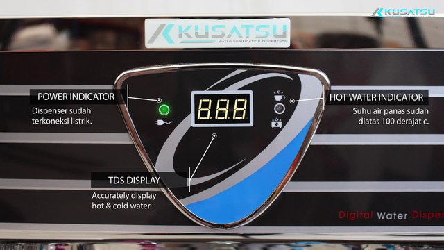 WATER DISPENSER DENGAN REVERSE OSMOSIS SYSTEM - KUSATSU RO-200G-L01 - L01+