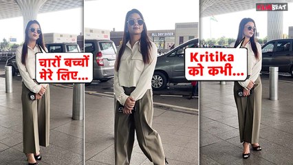 Payal Malik Eviction के बाद चलीं अपने बच्चों से मिलने, Mumbai Airport पर दिखीं, Video Viral | BBOTT3