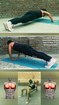 3 Best CHEST Workouts #heermlgangaputra #naturalbodybuilding #exercise #fitness #gym #muscle #training #tips