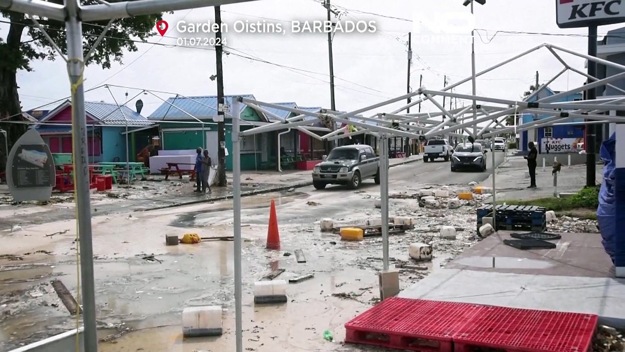 WATCH: Hurricane Beryl ravages Caribbean with record winds