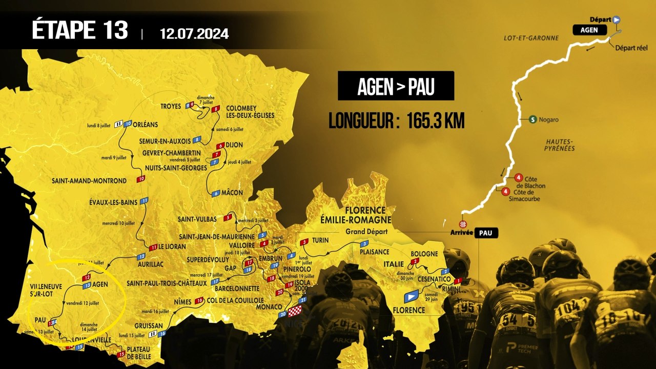 TDF 2024 : Maxime Monfort préface la 13e étape