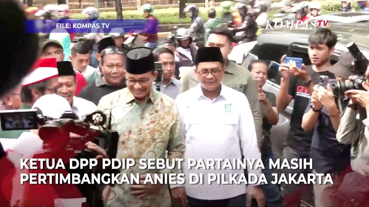 Respons PDIP soal Peluang Anies dan Andika Perkasa Duet di Pilkada Jakarta