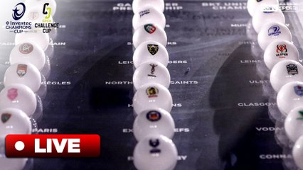  Suivez en direct les tirages au sort de la Champions Cup et de la Challenge Cup !
