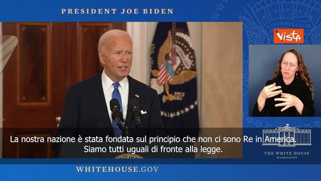 Biden su immunit? Trump: Non ci sono Re in America. Nessuno al di sopra della legge
