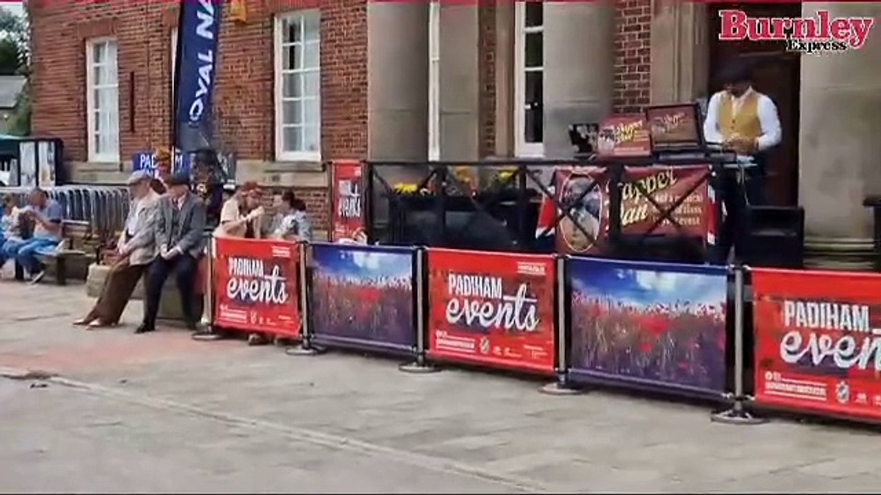 A snapshot of Padiham on Parade 1940s weekend 2024