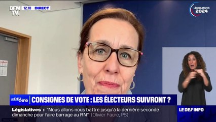 "Quand c'est LFI, ça dépend des situations": Fabienne Keller (Renaissance) évoque les désistements