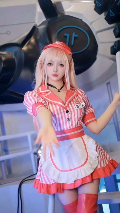 pelayan restoran secantik ini#cosplay #douyin #cute #jj #cosplayer