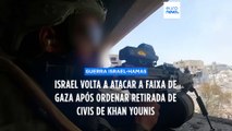 Israel volta a ordenar retirada de civis de Khan Younis. Guterres lamenta 