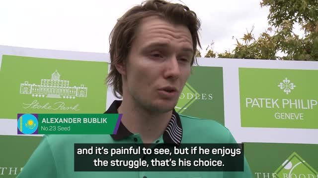 Andy Murray is 'killing himself' by continuing to play - Bublik