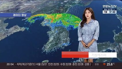 [날씨] 폭우급 장마 내일 잠시 주춤…강한 바람, 높은 파도 주의