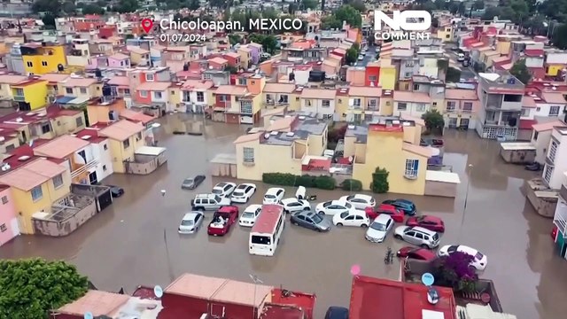 NO COMMENT: Los imponentes estragos de la tormenta tropical Chris a su paso por México