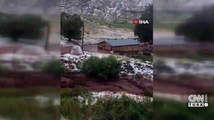 Yaz ortasında kış yaşandı: Temmuz ayında dolu vurdu!