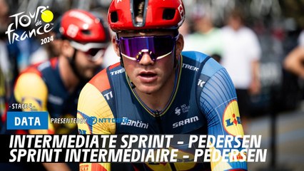Intermediate sprint - Pedersen - Tour de France 2024