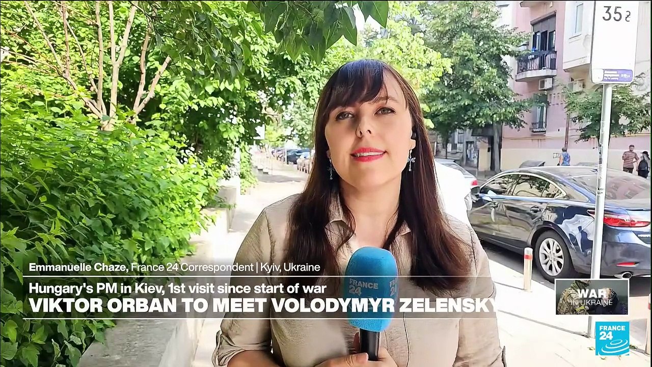 Hungary's Orban visits Ukraine with aid tensions running high