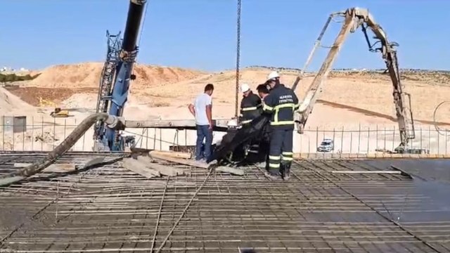 Mardin'de beton pompasının kırılan kolunun altında kalan işçi öldü