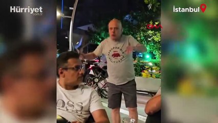 Elinde bıçakla iş insanlarını tehdit eden şüpheli gözaltına alındı