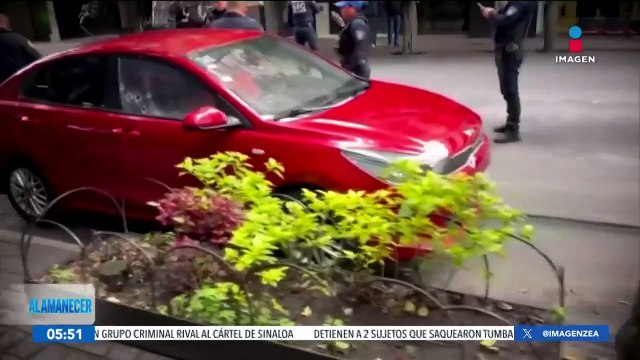 Atacan a balazos al copiloto de un auto en la colonia Anzures, CDMX