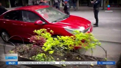 Atacan a balazos al copiloto de un auto en la colonia Anzures, CDMX