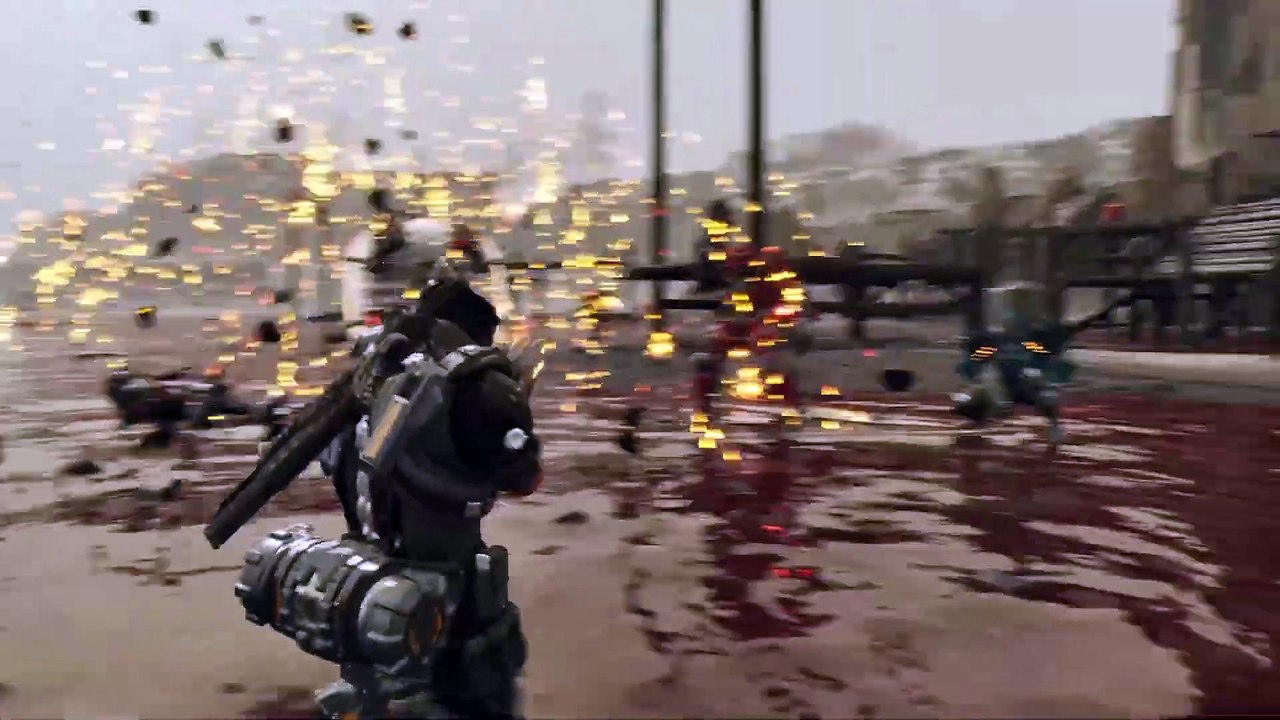 Esiemo nutzt mächtige Bomben im Kampf