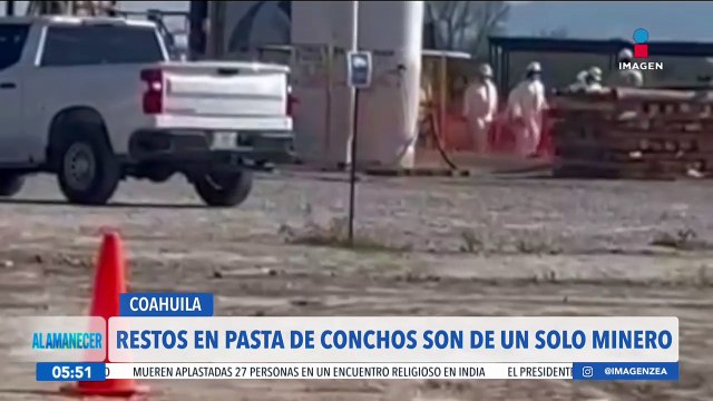 Restos en Pasta de Conchos son de un sólo minero