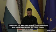 Zelensky a Orban: l'Ucraina ha bisogno di una "pace giusta"
