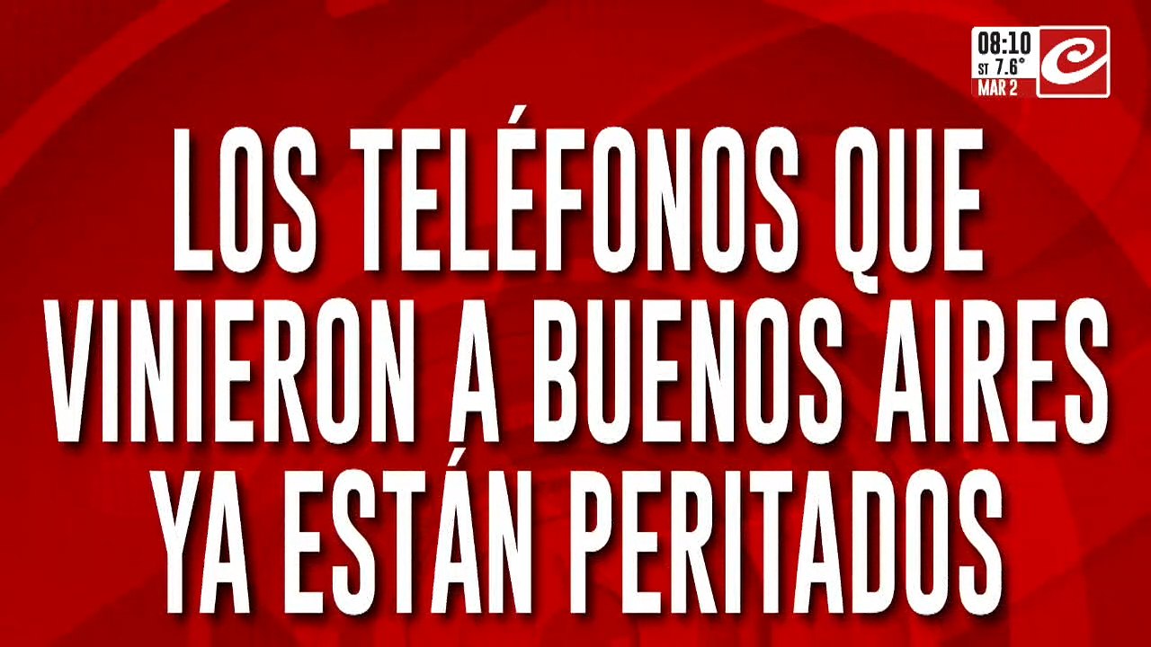 Caso Loan: los teléfonos que vinieron a Buenos Aires ya están peritados