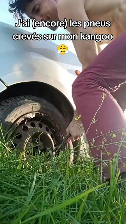 Les pneus de mon kangoo sont encore crevés 