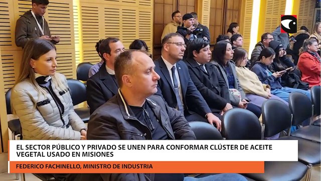 El sector público y privado se unen para conformar Clúster de Aceite Vegetal Usado en Misiones