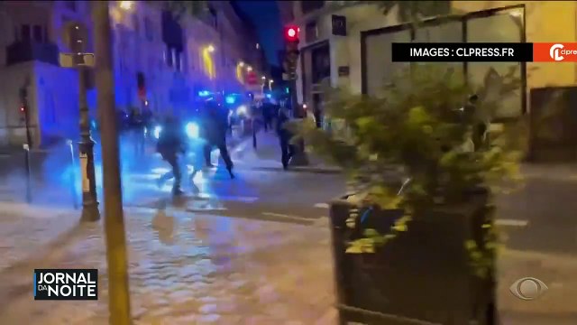 Protestos e confrontos após eleições na França