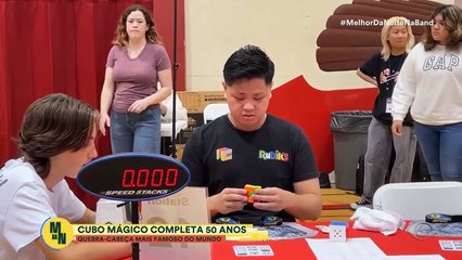 Quebra-cabeça mais famoso do mundo, cubo mágico completa 50 anos
