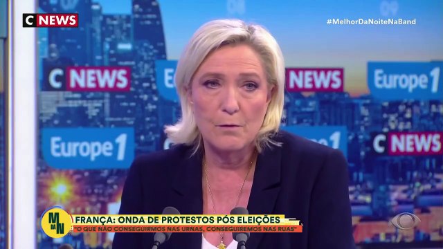Onda de protestos tomam a França após eleições