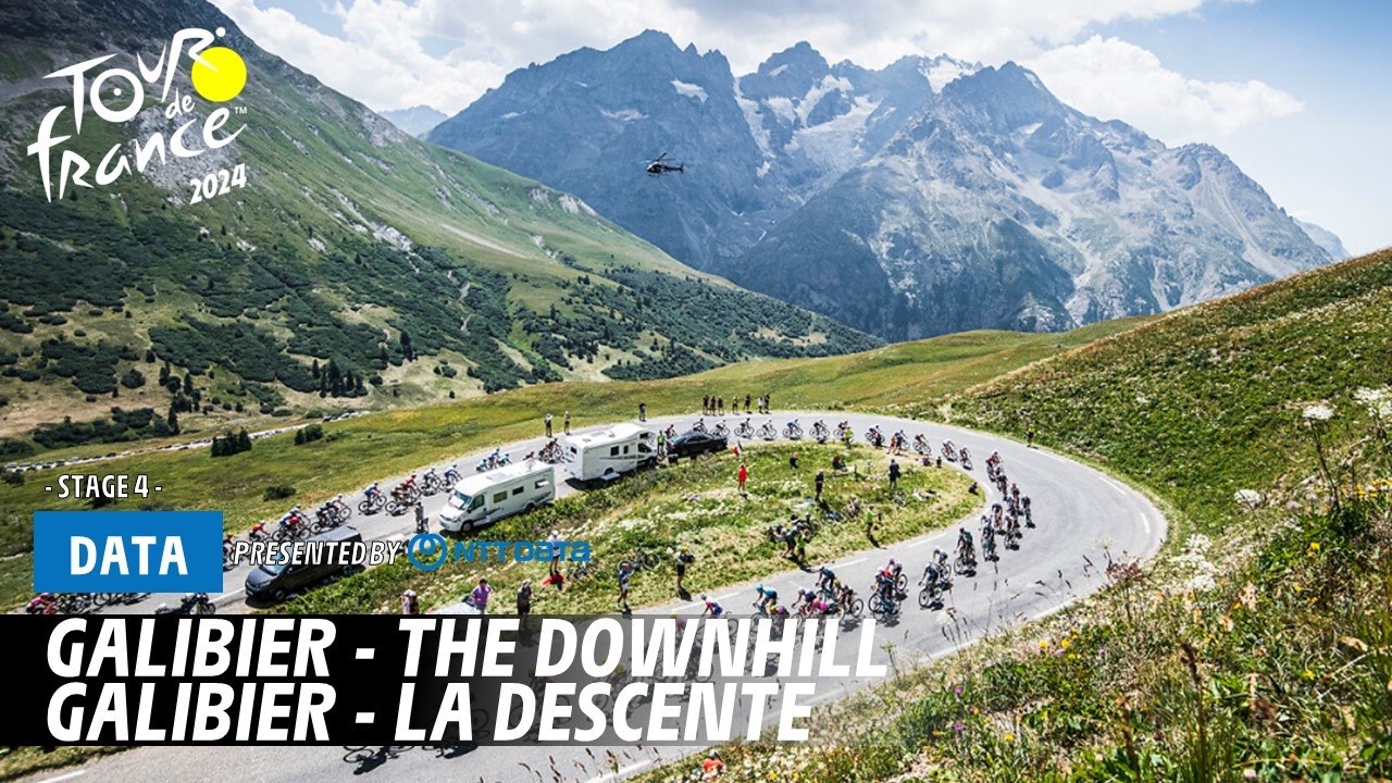 Galibier - the downhill  - Tour de France 2024